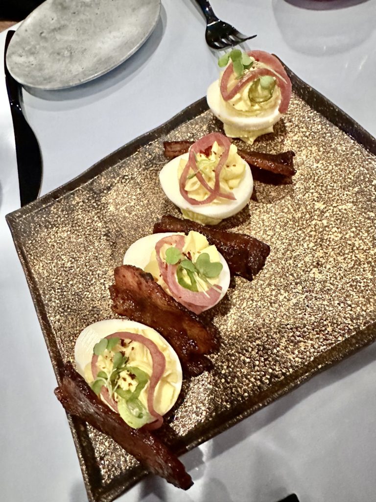 Space 220 deviled eggs