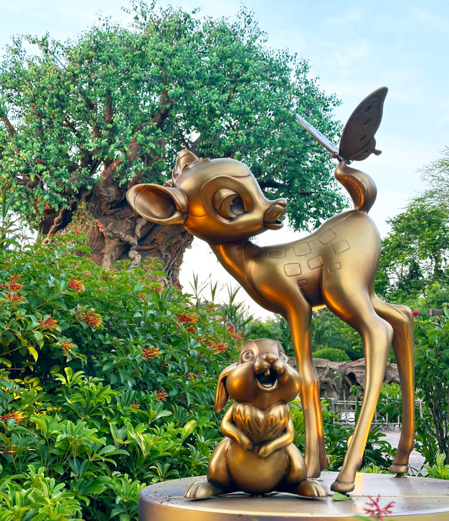 Bambi statuette and Tree of Life