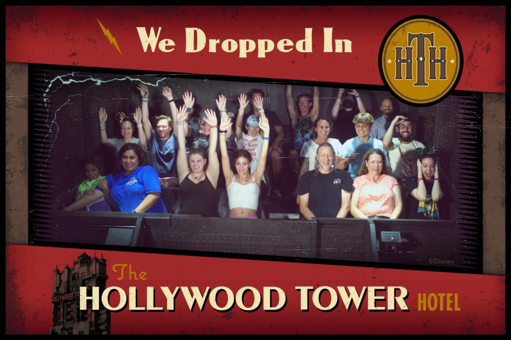 Tower of Terror on ride photo