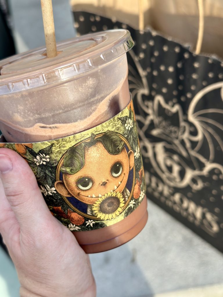Orange mocha iced coffee from Gideon's Bakehouse