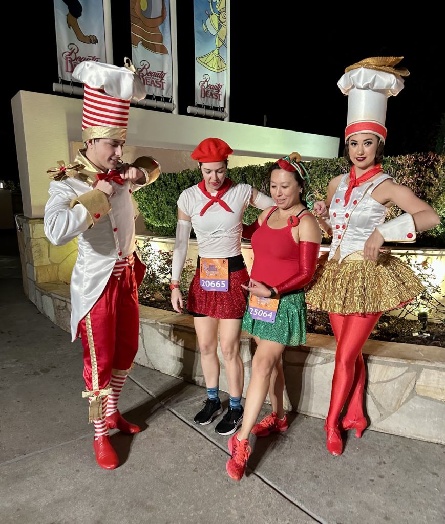 Wine & Dine 10K - Beauty & The Beast dancers