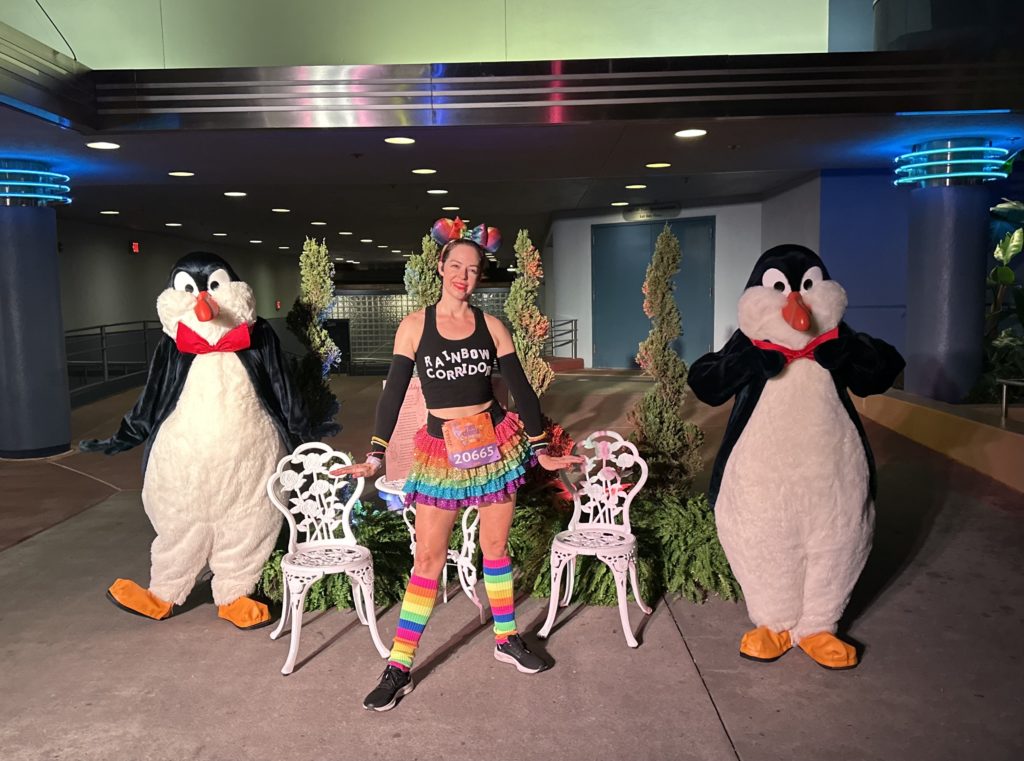 Wine and Dine Half Marathon - Mary Poppins penguins