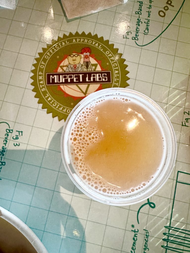 Epcot Food and Wine Festival - strawberry mochi beer