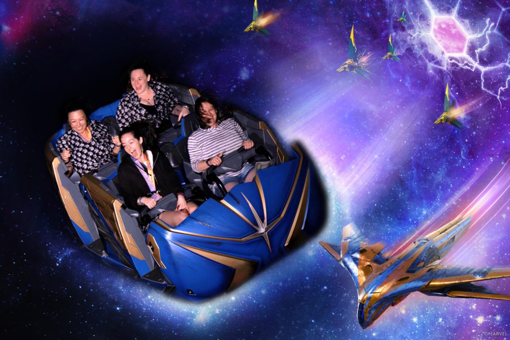 Cosmic Rewind ride photo