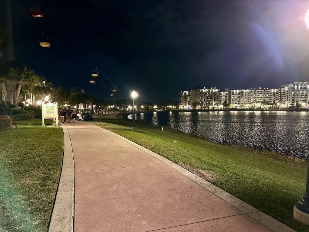 WDW trip report - walkway from Riviera to Caribbean Beach