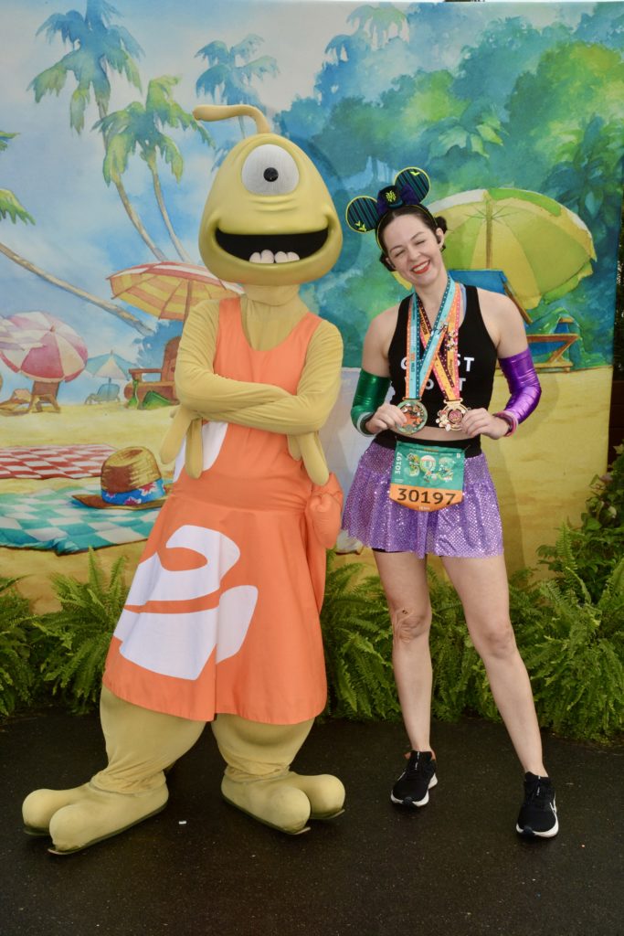 WDW Marathon - Pleakley photo op