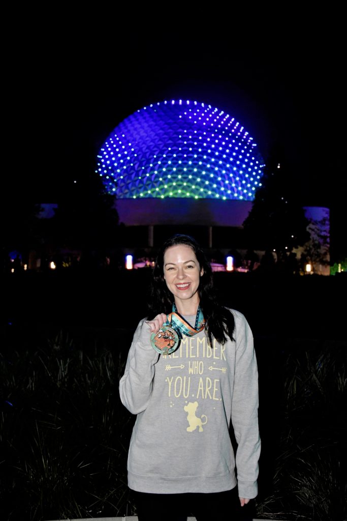 Photo op with Spaceship Earth
