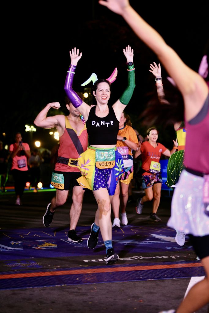 WDW Half Marathon - finish line