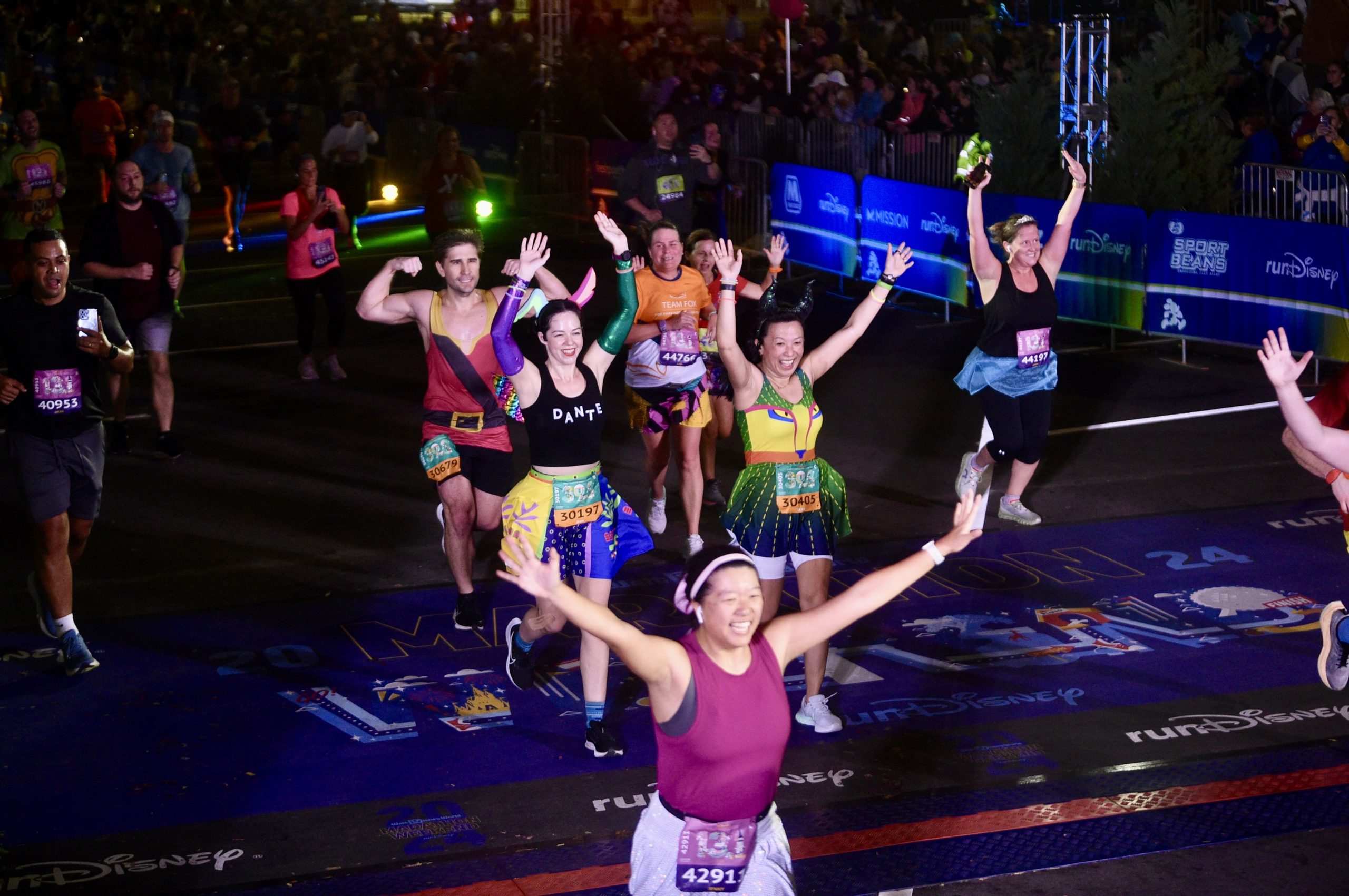 WDW Half Marathon - finish line