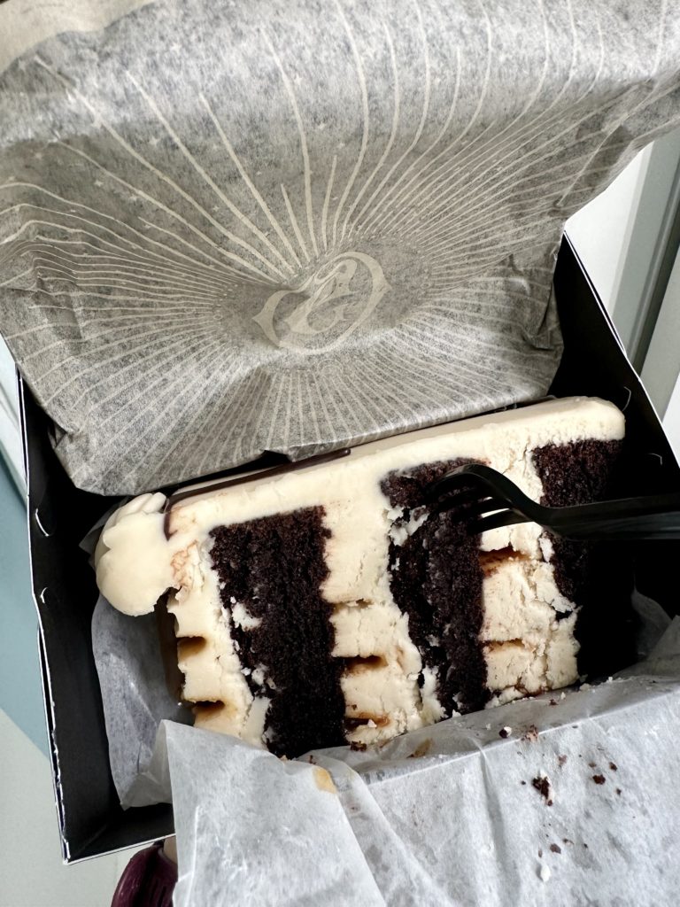 Disney food - Gideon's Bakehouse cake