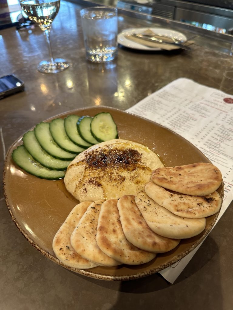 Wine Bar George hummus