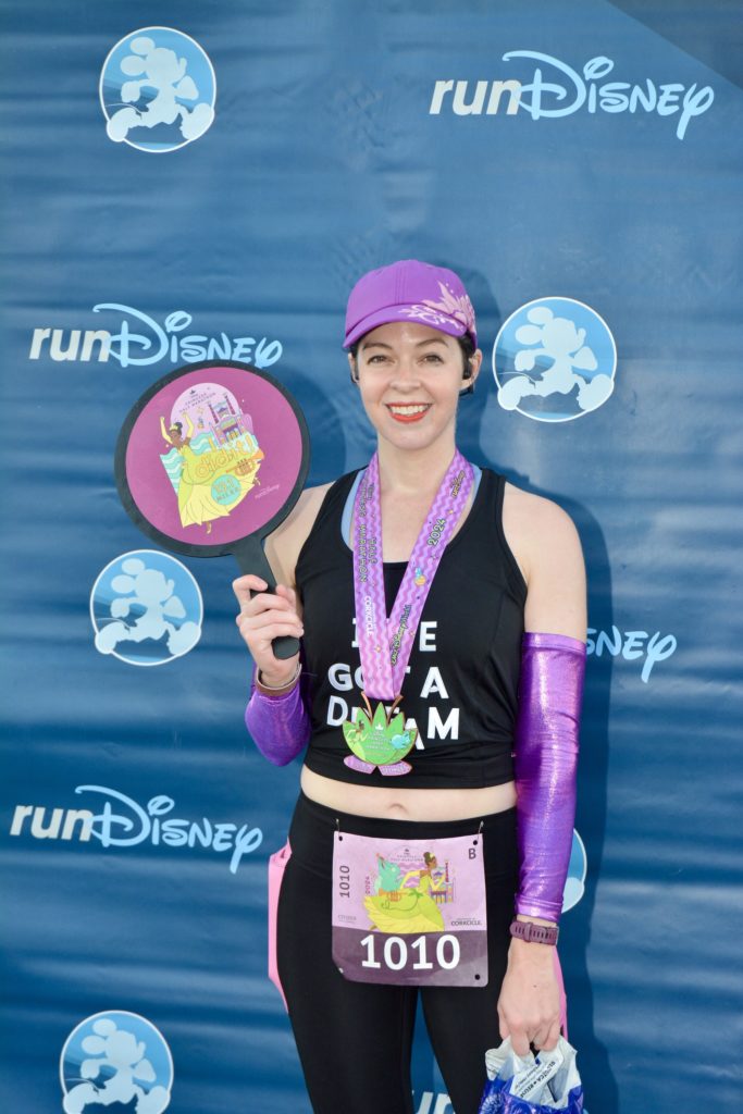 Princess Half Marathon - I Did It photo op