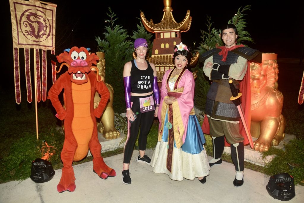 Princess Half Marathon - Mushu, Muland, and Li Shang