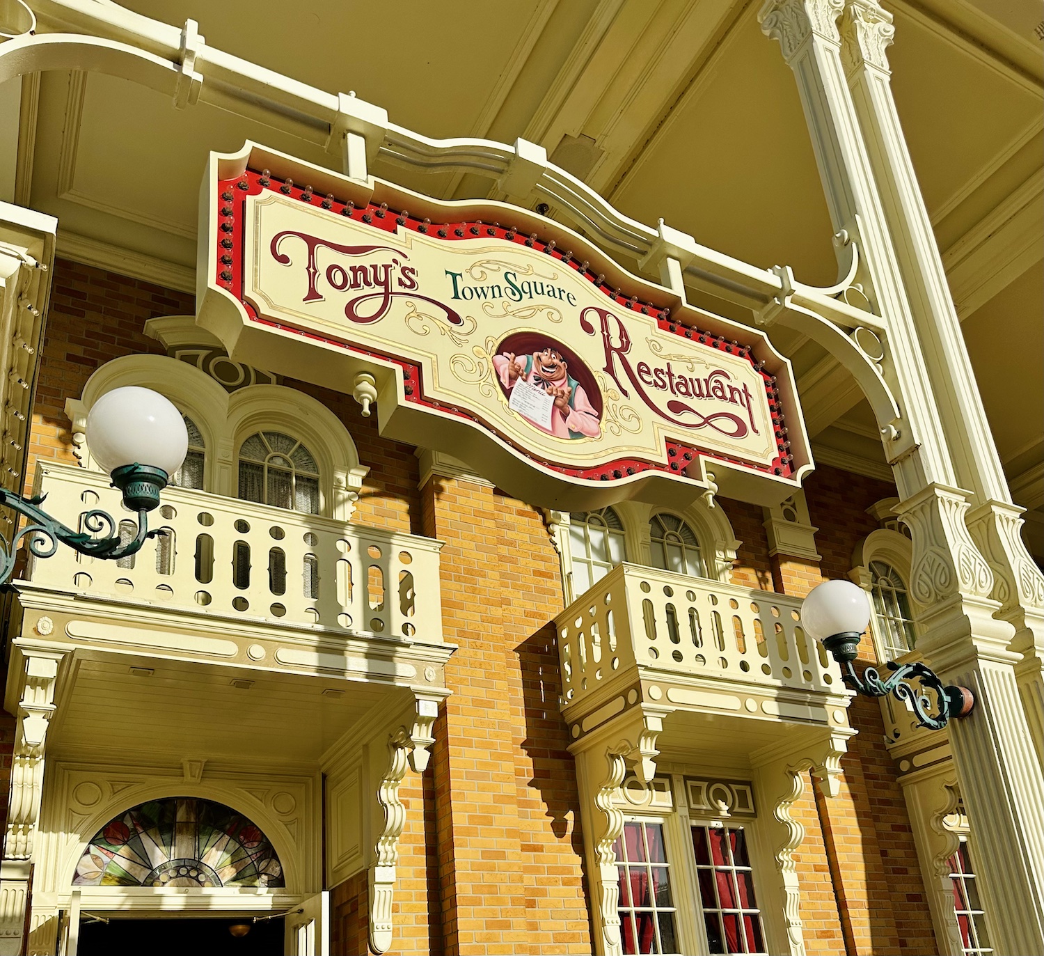 Tony's Town Square Restaurant sign