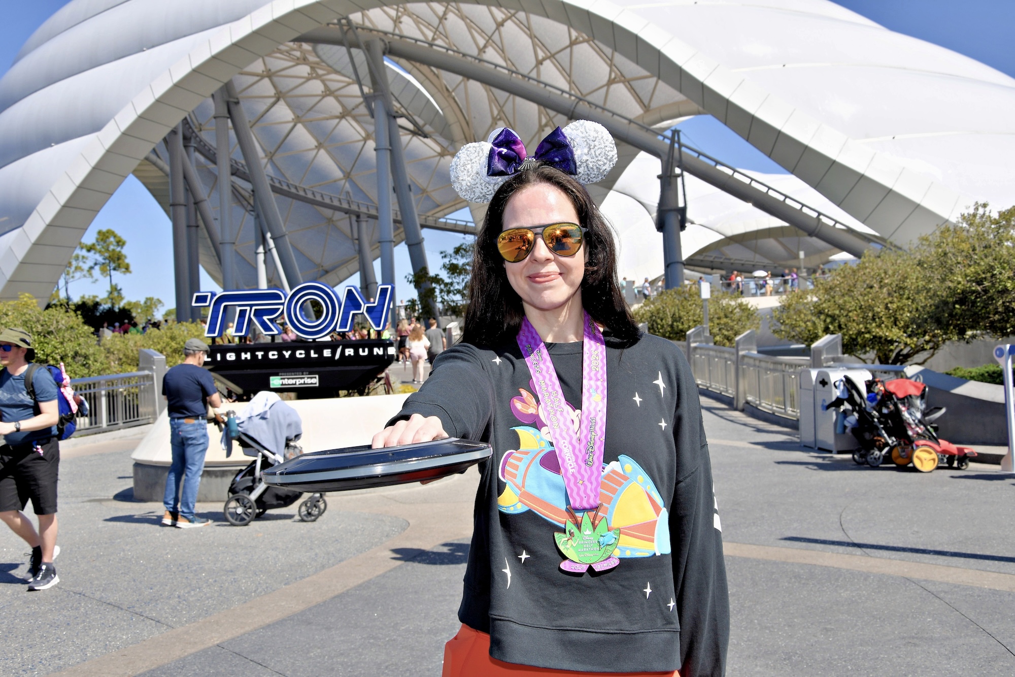 Tron Lightcycle Run PhotoPass shot