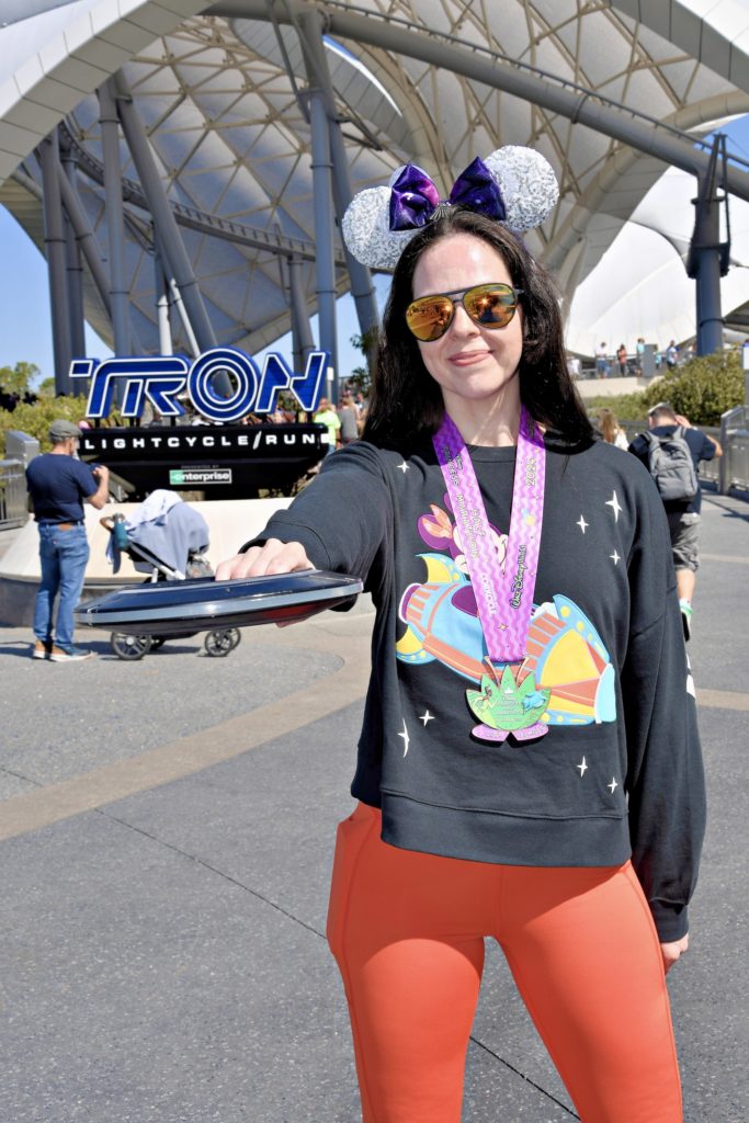 Tron Lightcycle Run PhotoPass shot