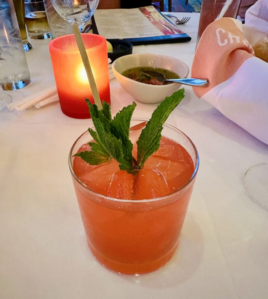 California Grill The Newgroni Cocktail
