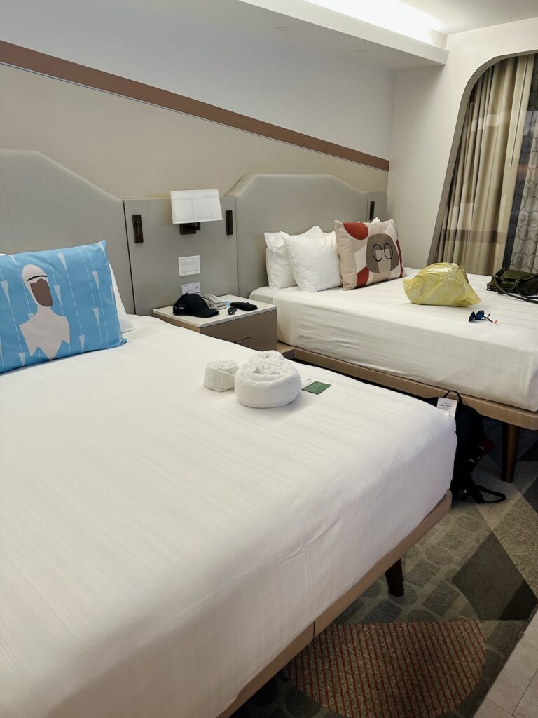 The Contemporary Resort beds