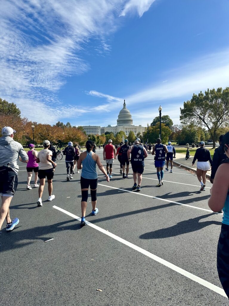 Marine Corps Marathon 2024 Capitol building