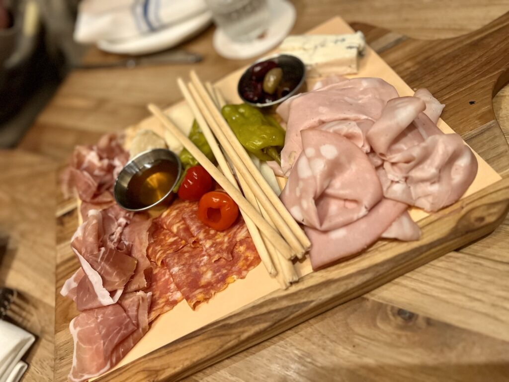 Enzo's Hideaway in Disney Springs - charcuterie board