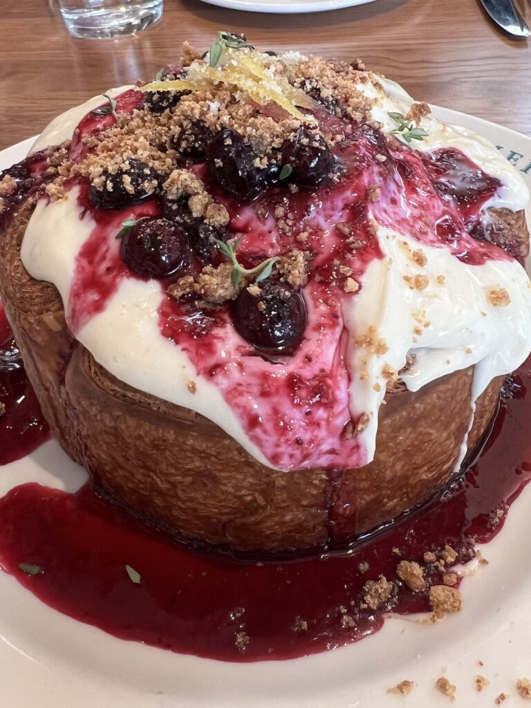 Summer House on the Lake Disney Springs giant cinnamon roll