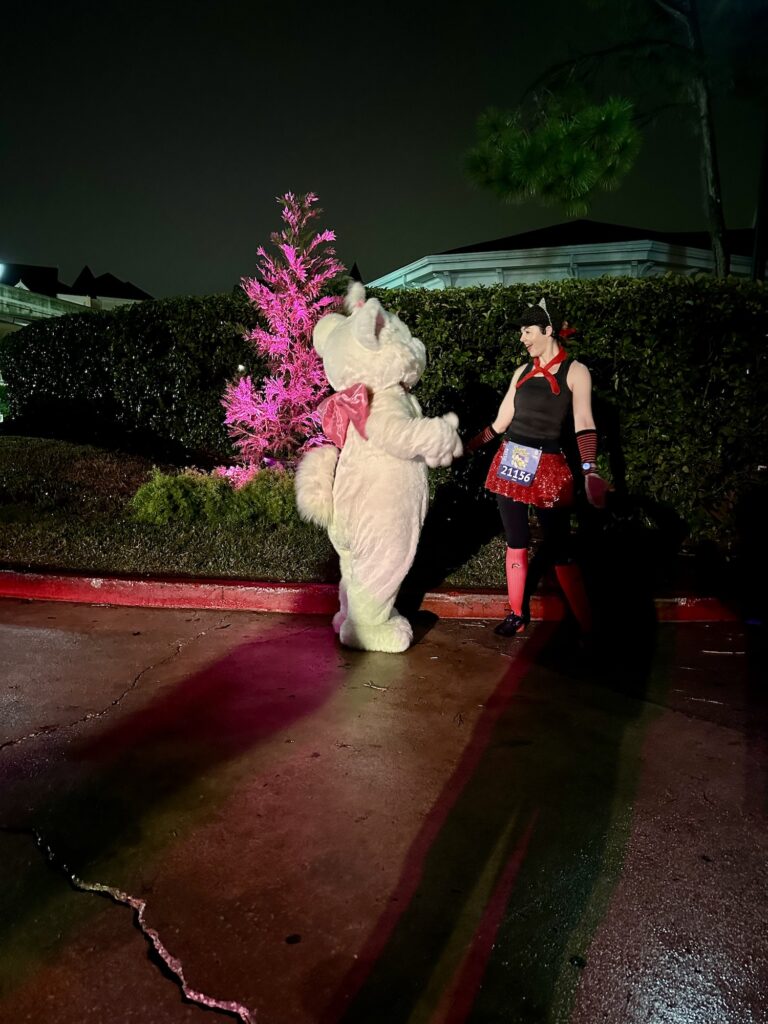 WDW Half Marathon 2025 Marie from The Aristocats