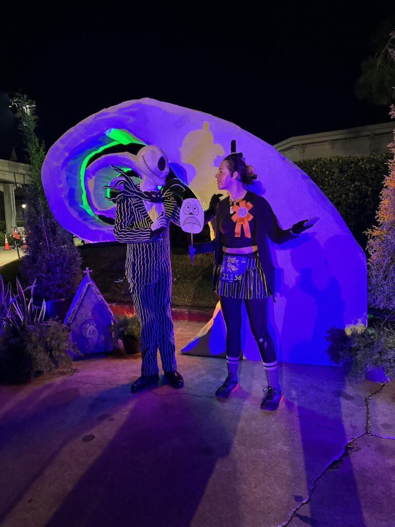 WDW Marathon 2025 Jack Skellington from The Nightmare Before Christmas