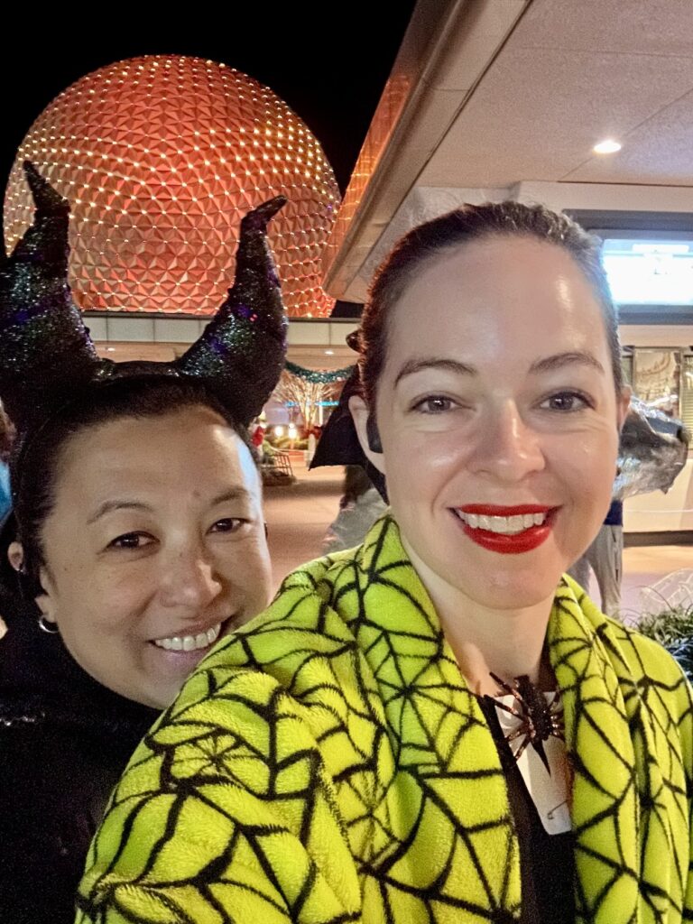 WDW Marathon 2025 Spaceship Earth selfie