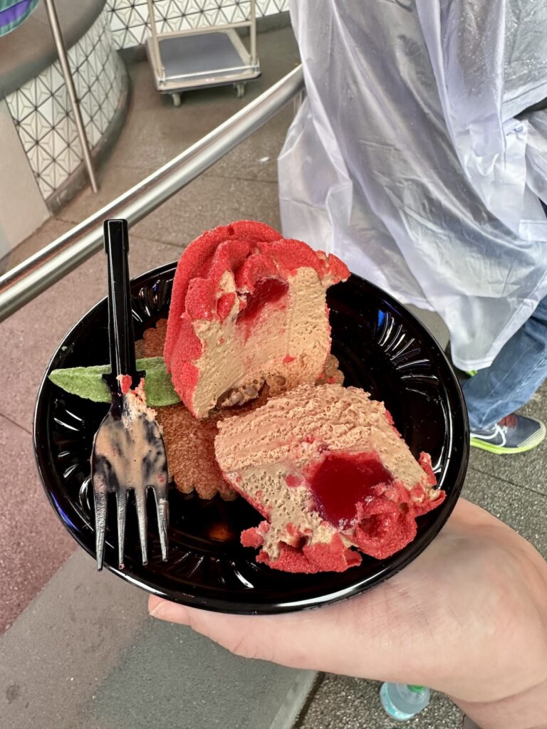 Epcot Festival of the Arts chocolate mousse rose