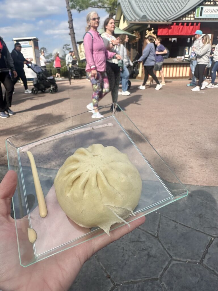 Epcot Festival of the Arts food steamed bun