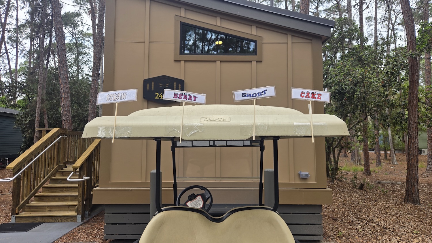 Fort Wilderness Strawberry Shortcake the Golf Cart