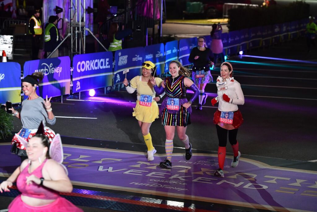 runDisney Princess Half Marathon Weekend Princess 10K finish line