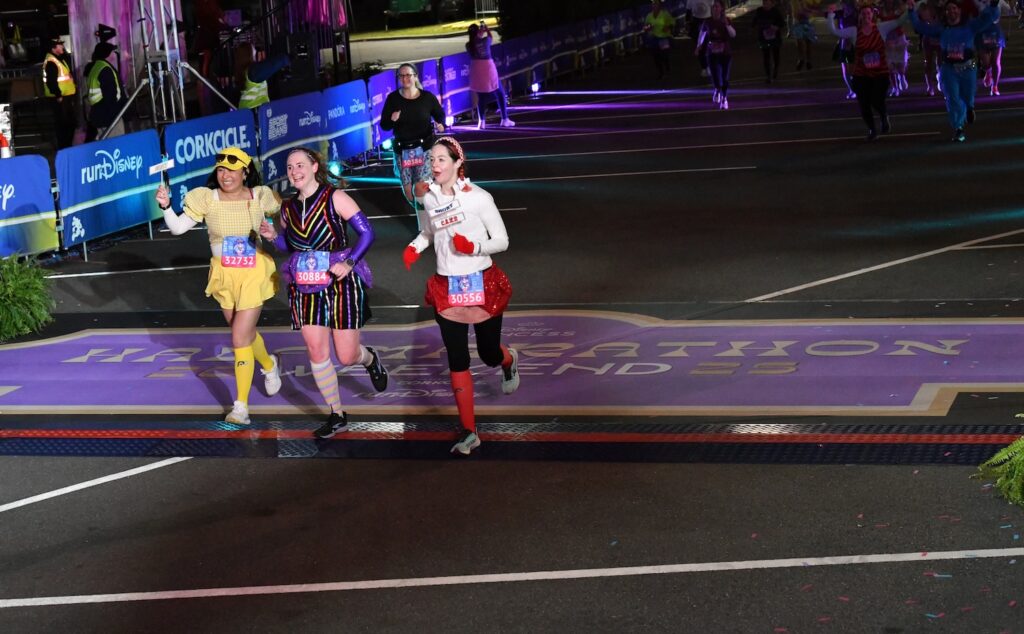 runDisney Princess Half Marathon Weekend Princess 10K finish line