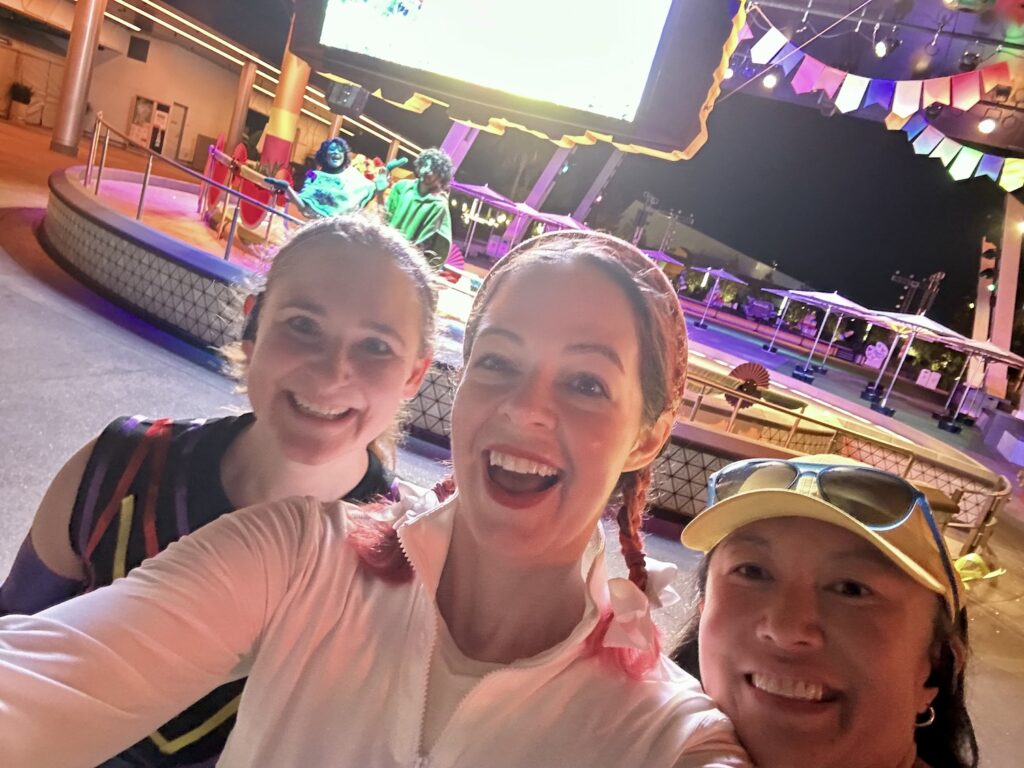 runDisney Princess Half Marathon Weekend Princess 10K selfie with Mirabel and Bruno from Encanto