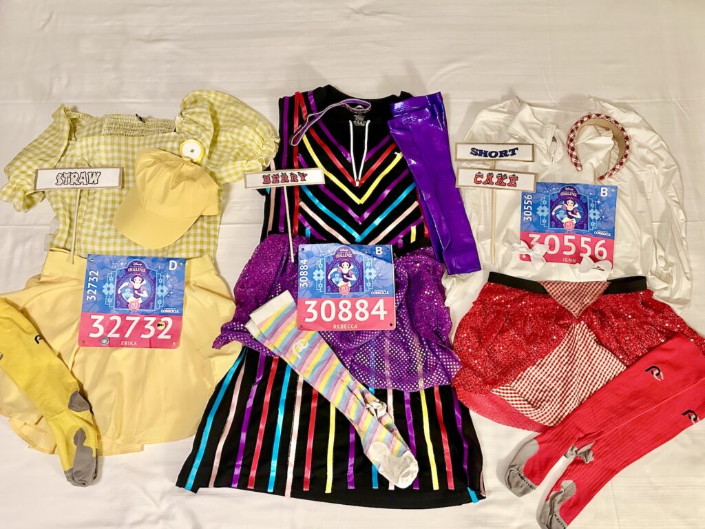runDisney Princess Half Marathon Weekend 10K Hoop Dee Doo race costumes