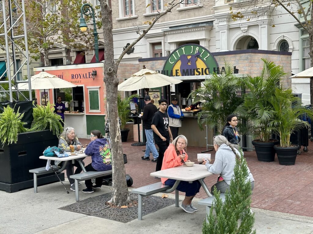 Universal Studios Florida food booth
