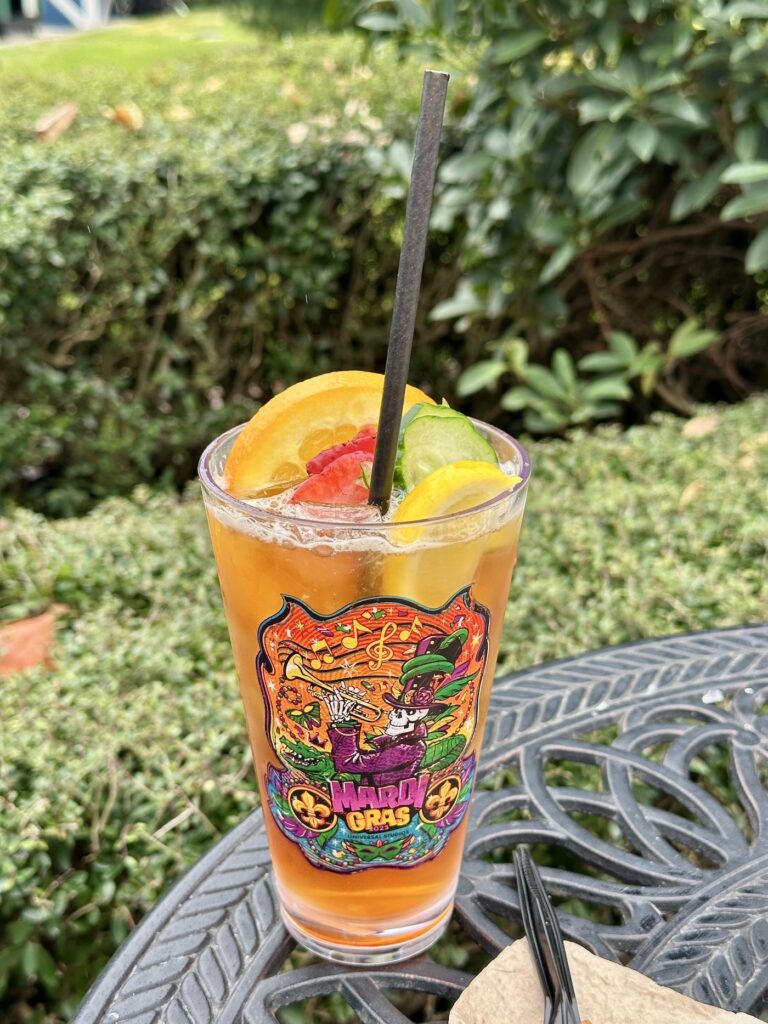 Universal Studios Florida Mardis Gras drink