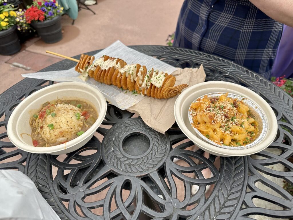 Universal Studios Florida Mardi Gras food