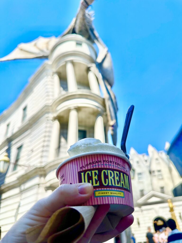 Universal Studios Florida Diagon Alley Florean Fortescue's ice cream