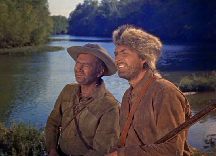 Fess Parker and Buddy Ebson in Davy Crockett