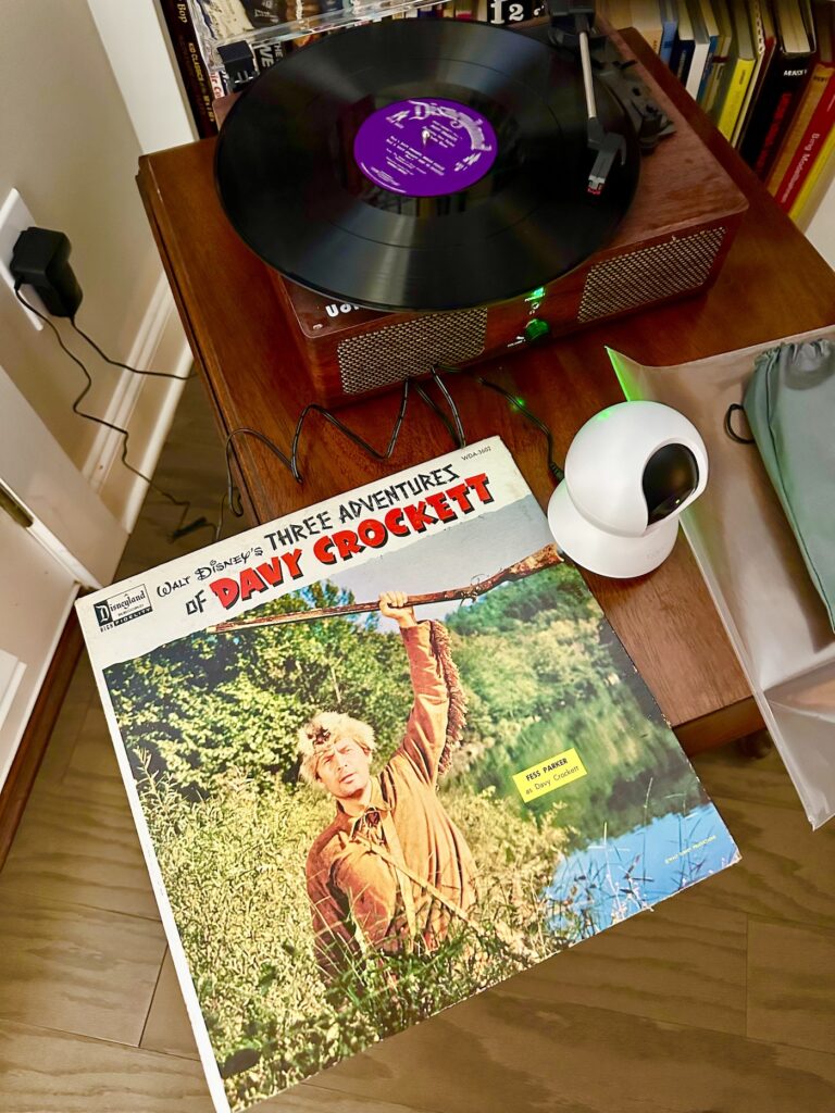 Three Adventures of Davy Crockett Disneyland record